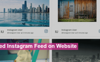 embed instagram feed on website